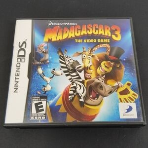 Nintendo DS Madagascar 3 The Video Game CIB Complete Tested Working NDS D3 2012